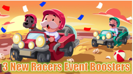 How To Use These 3 Boosters Properly In Monopoly Go Racers Event? – Team Spring, Lucky Rocket & Overload