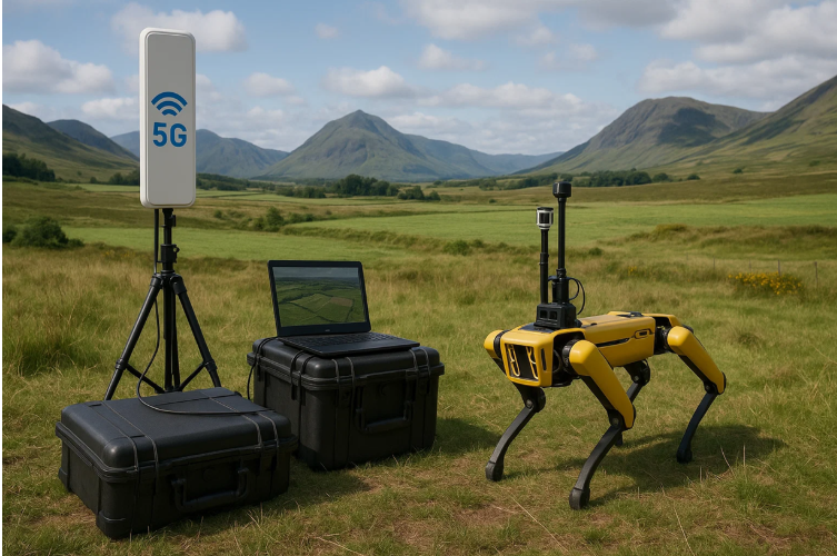 Scotland’s Portable 5G with Lätthanterlig RF Drive Test Software & Mobile Network testing